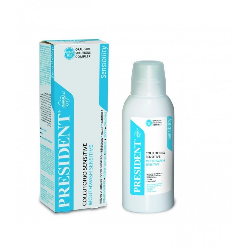 PRESIDENT SENSITIVE bain de bouche 200 ml PRESIDENT SENSITIVE bain de bouche 200 ml