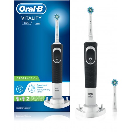 ORAL-B Vitality Cross Action brosse à dents électrique Black
