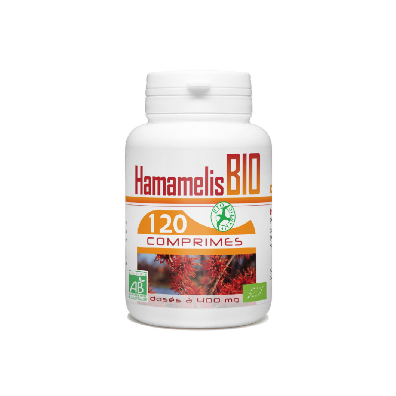GPH DIFFUSION Hamamelis BIO 400 mg | 120 comprimés GPH DIFFUSION Hamamelis BIO 400 mg | 120 comprimés