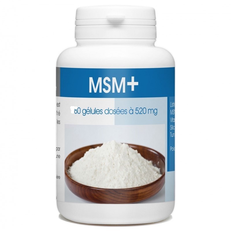 GPH DIFFUSION MSM+ 520 mg | 60 gélules GPH DIFFUSION MSM+ 520 mg | 60 gélules
