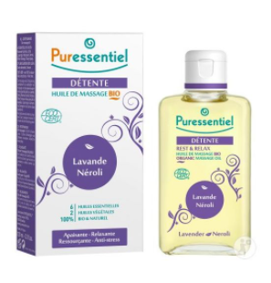 PURESSENTIEL DETENTE & SOMMEIL huile de massage BIO 100 ml