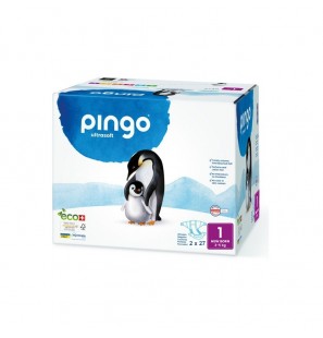 PINGO New Born Taille 1 (2-5kg) couches | 2*27 u