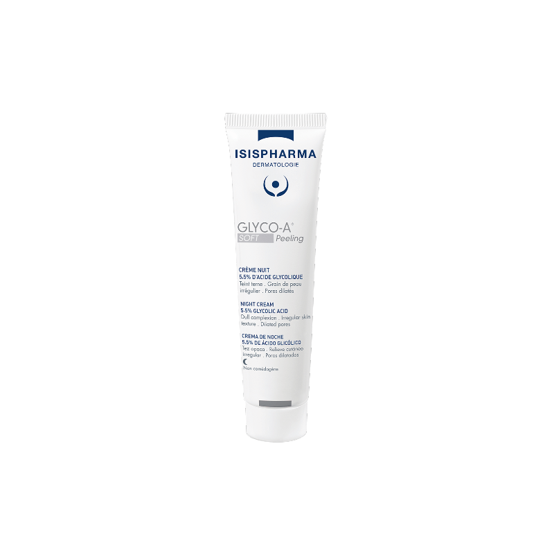 ISISPHARMA GLYCO-A Soft Peeling crème Nuit | 30 ml ISISPHARMA GLYCO-A Soft Peeling crème Nuit | 30 ml