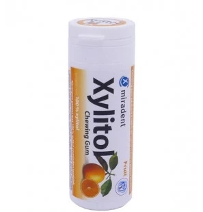 Miradent xylitol chewing gum fruits B30
