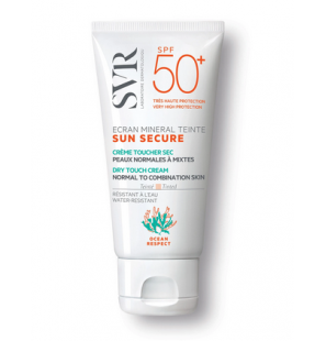 SVR SUN SECURE écran minéral teinté spf50+ peaux normales à mixtes | 50 ml