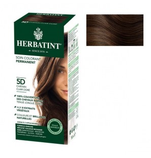 HERBATINT- Coloration Cheveux Naturelle 5D châtain claire doré - 150ml -