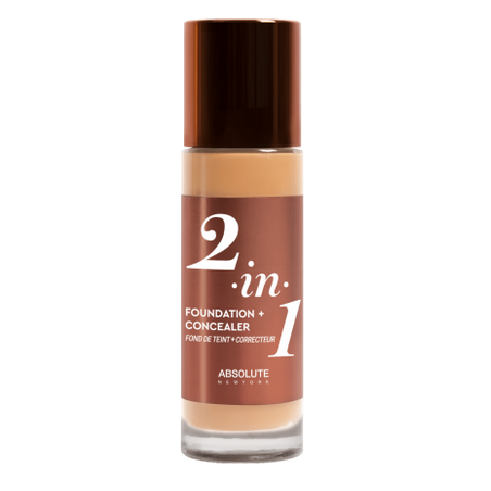 ABSOLUTE NEW YORK 2 in 1 foundation-concealer warm sand