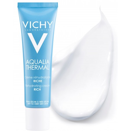 Vichy Aqualia Thermal Crème Réhydratante Riche Peau Sèche à Très Sèche | 30ml