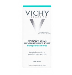 Vichy Dermo-Tolérance Traitement Crème Anti-Transpirant 7 Jours Tous Types de Peaux | 30ml