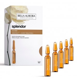 BELLA AURORA Splendor Booster Vit C + Acide Hyaluronique | 5 ampoules