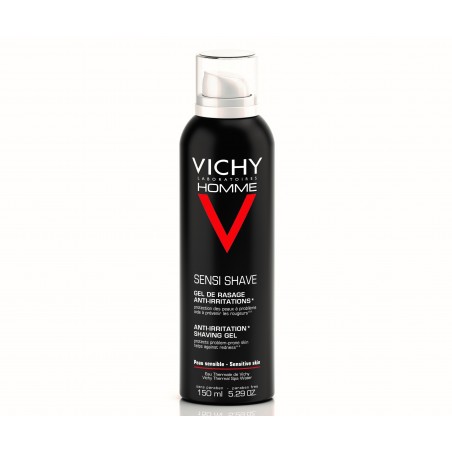 Vichy Homme Gel de Rasage Anti-Irritations Peau Sensible | 150ml