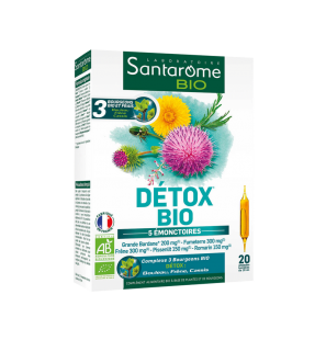 SANTAROME Détox BIO | 20 ampoules