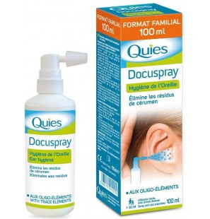 Quies Docuspray Spray Auriculaire - Format Familial 100 ml