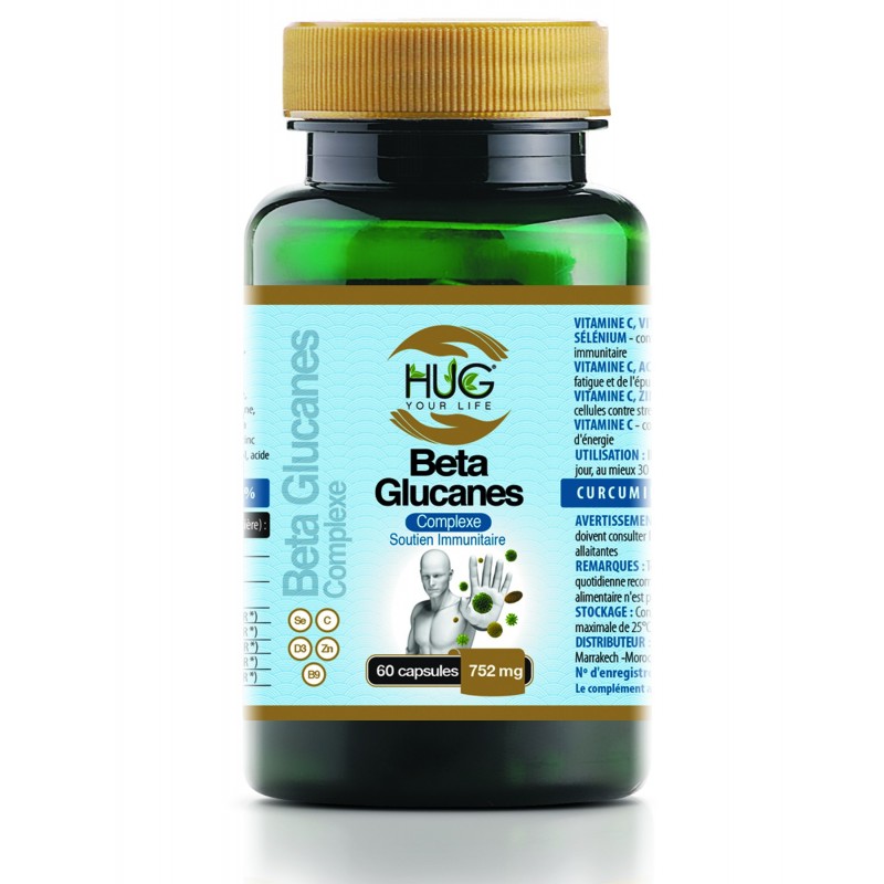 HUG Complexe Bêta-Glucanes | 60 capsules HUG Complexe Bêta-Glucanes | 60 capsules