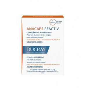 DUCRAY ANACAPS REACTIV boite 30 capsules
