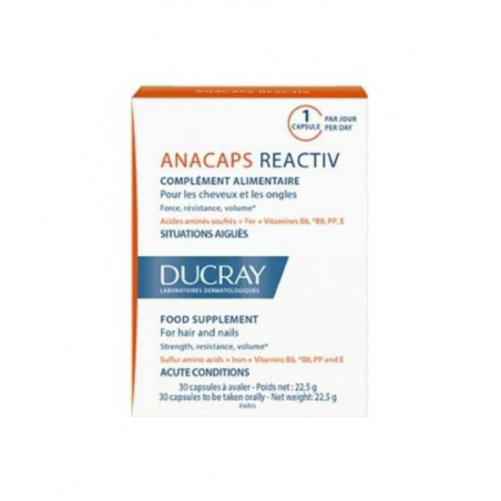 DUCRAY ANACAPS REACTIV | 30 capsules