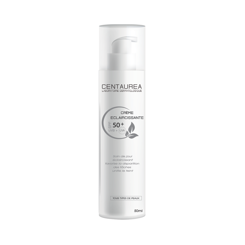 CENTAUREA crème éclaircissante spf 50+ (50ml) CENTAUREA crème éclaircissante spf 50+ (50ml)