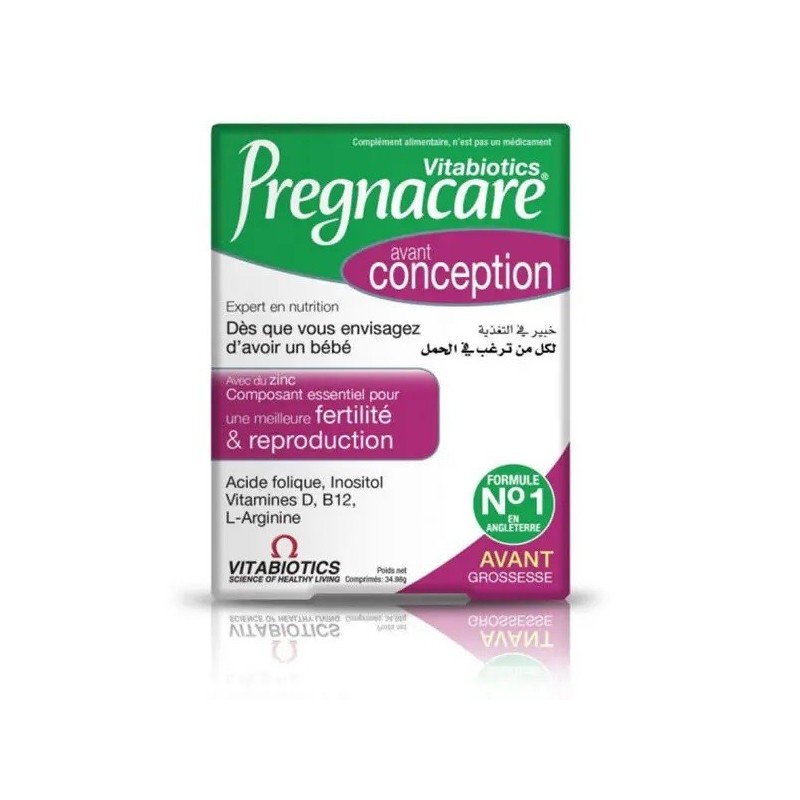 PREGNACARE Avant Conception | 30 comprimés PREGNACARE Avant Conception | 30 comprimés