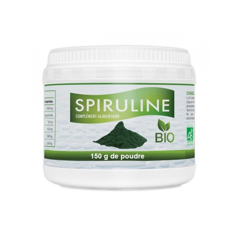 GPH DIFFUSION Spiruline Bio poudre | 150 G GPH DIFFUSION Spiruline Bio poudre | 150 G