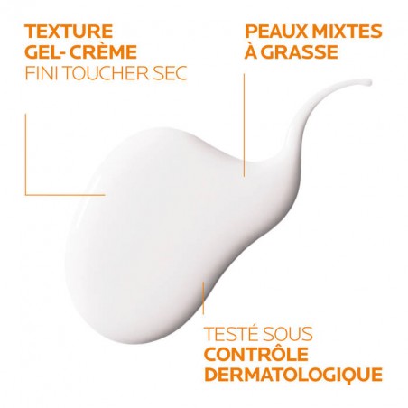 La Roche-Posay Anthelios UVMune 400 Oil Control Gel Crème Solaire Invisible | Peaux Normales À Mixtes | 50ml
