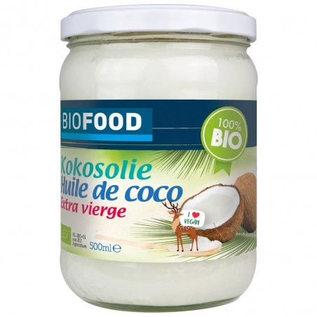 Huile Noix de Coco Extra Vierge Bio 500 ML GPH - - Bioviela