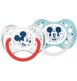 DODIE DUO SUCETTE ANATOMIQUE MICKEY +6MOIS