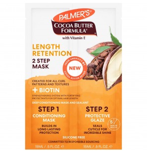 Palmer’s Cocoa Butter Formula Length Retention Masque Capillaire En 2 Étapes 15mlx2