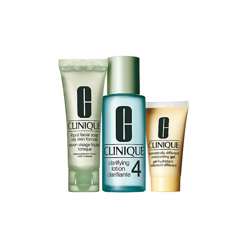 CLINIQUE Kit Basic 3 Temps Peaux Grasse N4 CLINIQUE Kit Basic 3 Temps Peaux Grasse N4