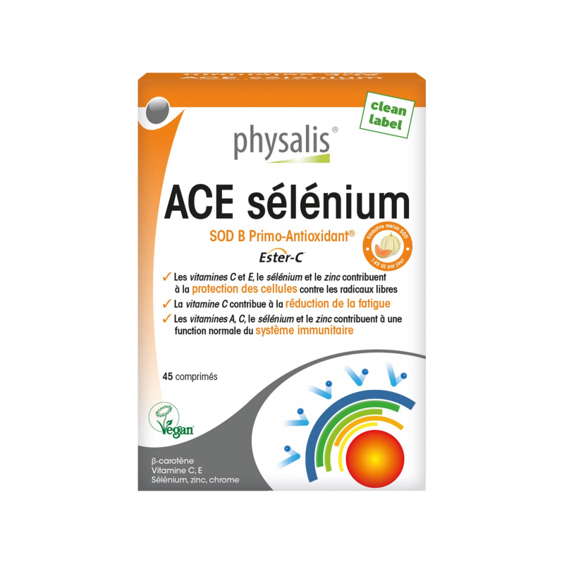 PHYSALIS PHYSALIS ACE SELENIUM B45 COMPRIMES PHYSALIS PHYSALIS ACE SELENIUM B45 COMPRIMES