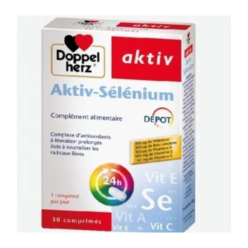 DOPPEL HERZ AKTIV Sélénium | 30 comprimés DOPPEL HERZ AKTIV Sélénium | 30 comprimés