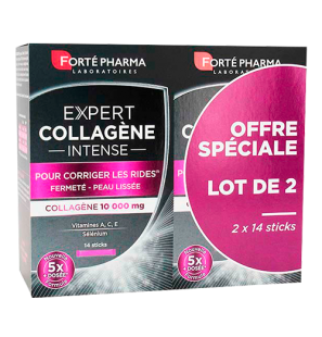 FORTÉ PHARMA Expert Collagène Intense | 2 boite * 14 sticks