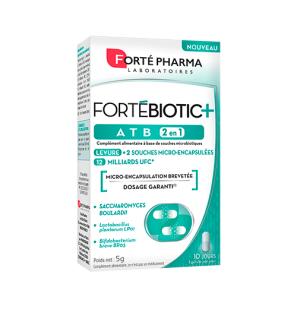 FORTE PHARMA FORTEBIOTIC ATB | 10 gélules