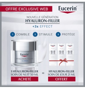 EUCERIN OFFRE HYALURON-FILLER 3x EFFECT Soin de Nuit | 50 ml