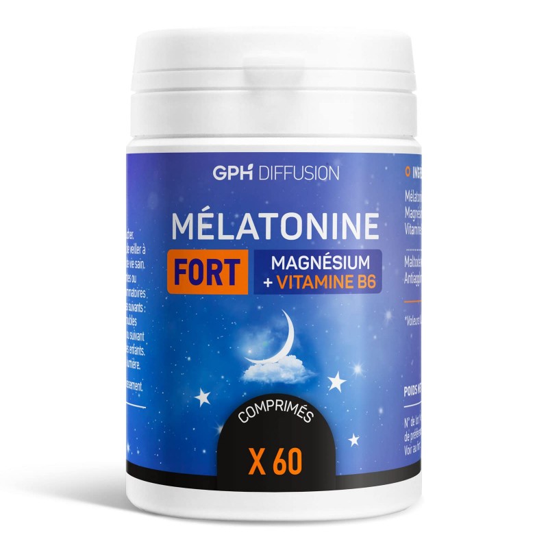 GPH DIFFUSION Mélatonine Fort 1.8 mg | 60 comprimés GPH DIFFUSION Mélatonine Fort 1.8 mg | 60 comprimés