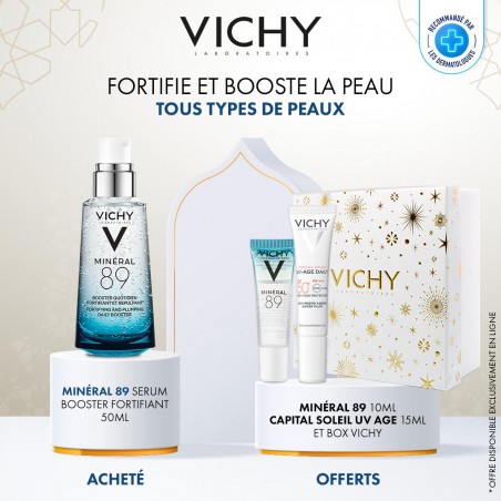 Vichy Offre Minéral 89 Sérum Fortifiant Tous Types de Peaux | 50 ml
