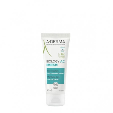 ADERMA BIOLOGY AC GLOBAL soin matifiant anti-imperfections | 40 ml