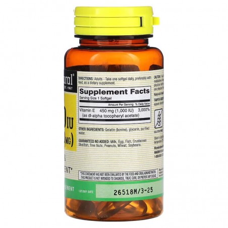 MASON NATURAL E 450MG B50 CAPSULES