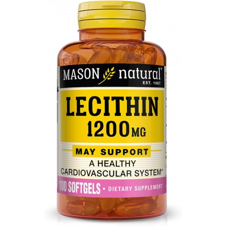 MASON NATURAL LECITHIN 1200MG B100 SOFTGELS
