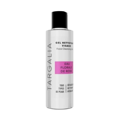 TARGALIA gel nettoyant Visage – eau florale de rose | 200 ml