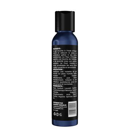 TARGALIA Gel Douche Argan, Fleur d’oranger & Oud | 100 ml