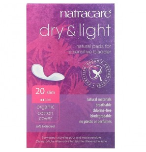 NATRACARE SERVIETTE DRY AND LIGHT 20 UNITES SLIM