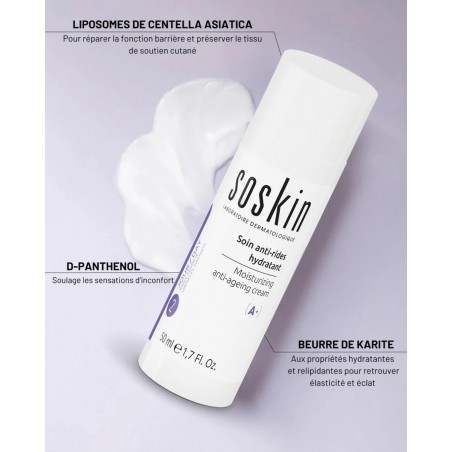 SOSKIN SOIN ANTI-RIDES HYDRATANT 50ML