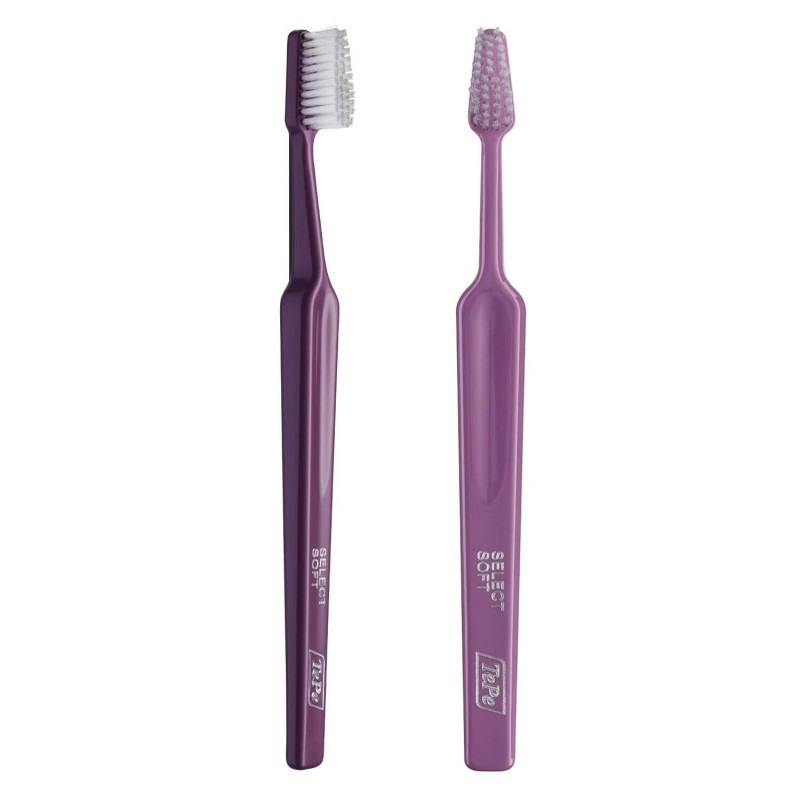 TEPE BROSSE A DENTS SELECT SOFT MAUVE TEPE BROSSE A DENTS SELECT SOFT MAUVE