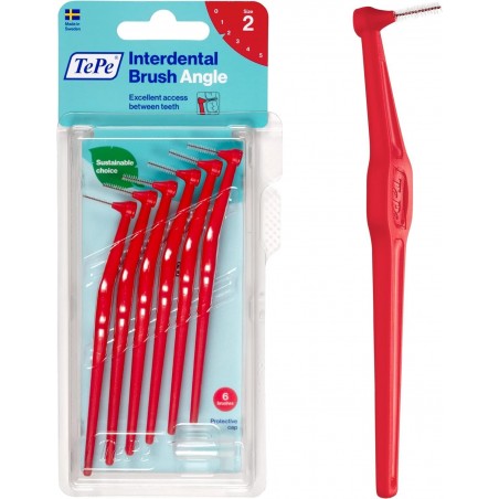 TEPE INTERDENTAL ANGLE ROUGE 0.5MM T2