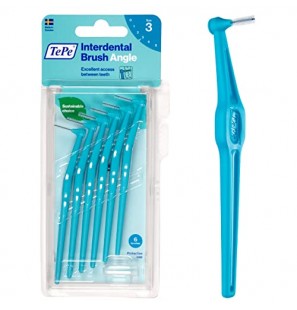 TEPE INTERDENTAL ANGLE BLEU 0.6MM TAILLE 3 B6