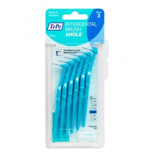 TEPE INTERDENTAL ANGLE BLEU 0.6MM TAILLE 3 B6