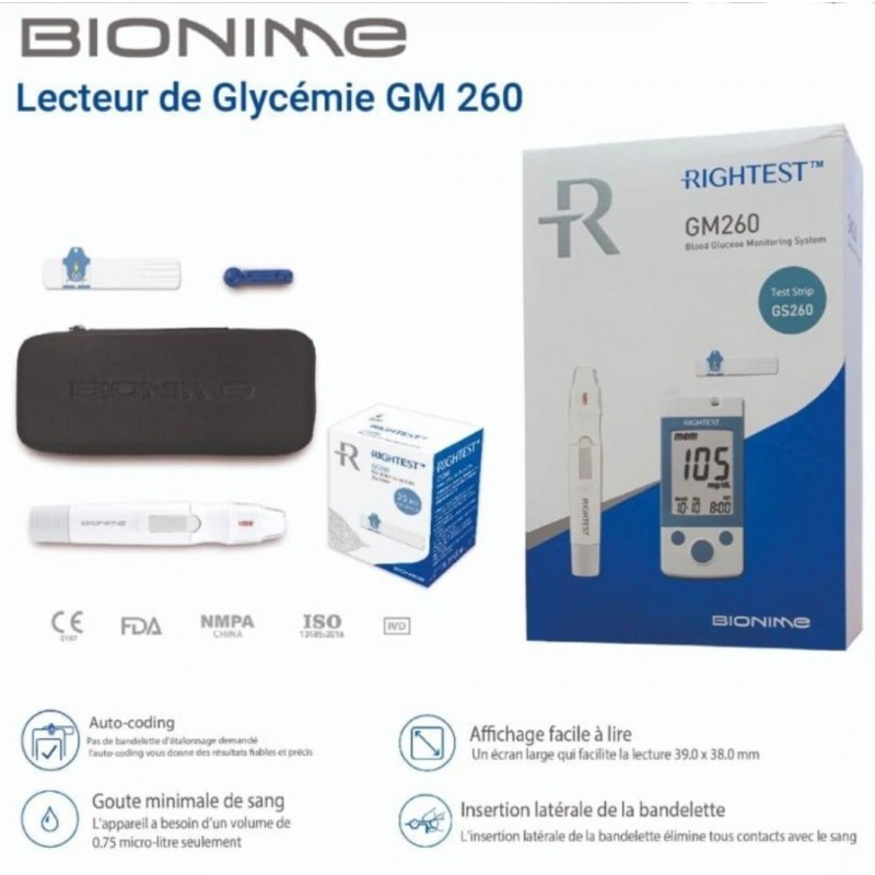 BIONIME RIGHTEST KIT REF GM260 BIONIME RIGHTEST KIT REF GM260
