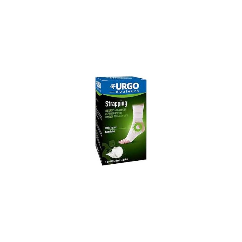 URGO STRAPPING 2.5M*8CM URGO STRAPPING 2.5M*8CM
