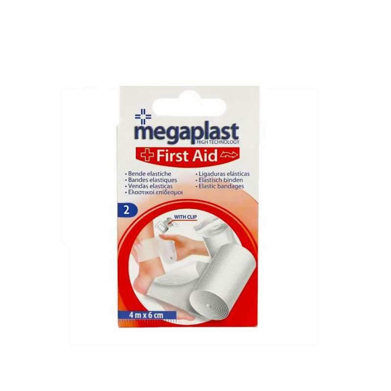 MEGAPLAST FIRST AID BANDES ELASTIQUES 4M*6CM B2 REF 150112 MEGAPLAST FIRST AID BANDES ELASTIQUES 4M*6CM B2 REF 150112