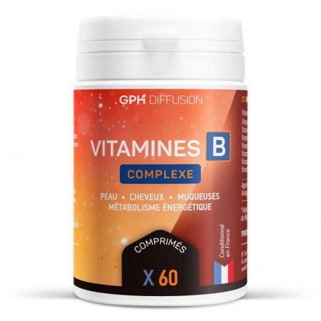 GPH DIFFUSION Vitamine B Complexe 500 mg l 60 comprimés